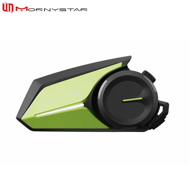 Mornystar S8 Intercom Bluetooth voor motorhelm Headset FM Muziek delen Helmcommunicator Tot 6-rijder