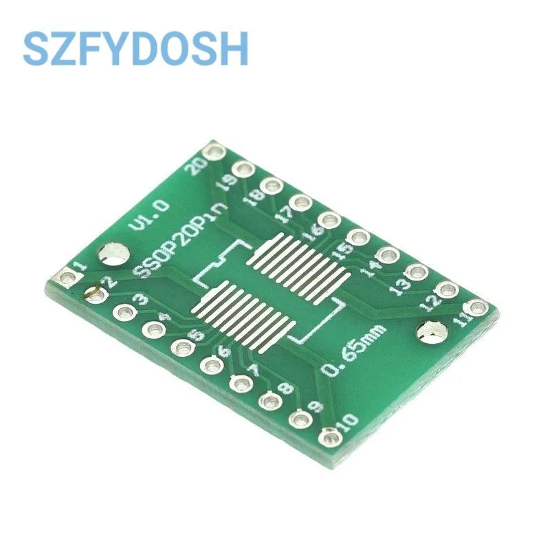 10PCS SOP Patch Adapter Board SOP8 SOP10 SOP14 SOP16 SOP20 SOP24  SOT223 QFP32-100 QFN32 QFN40  TQFP QFN IC Test Board PCB Board