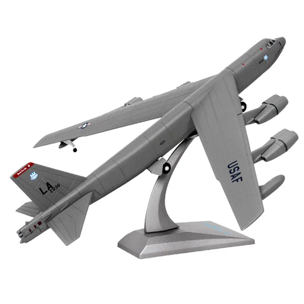 1:200 American B-52 Aircraft Plane Model W/ Stand Kids Gift