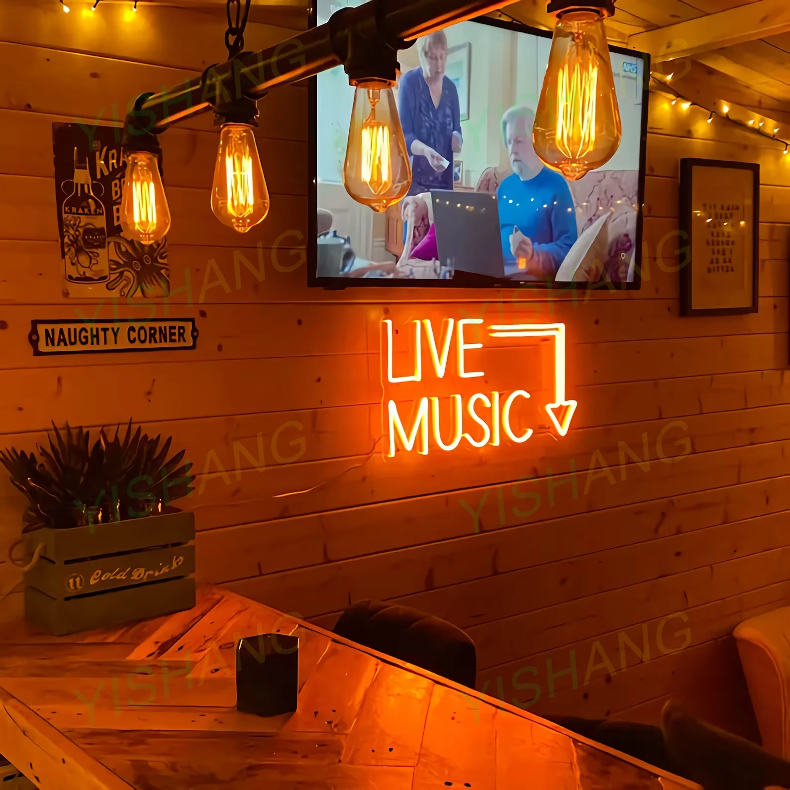 LIVE MUSIC Neon Sign Wholesale Neon Signs Drop Shipping to Any Country