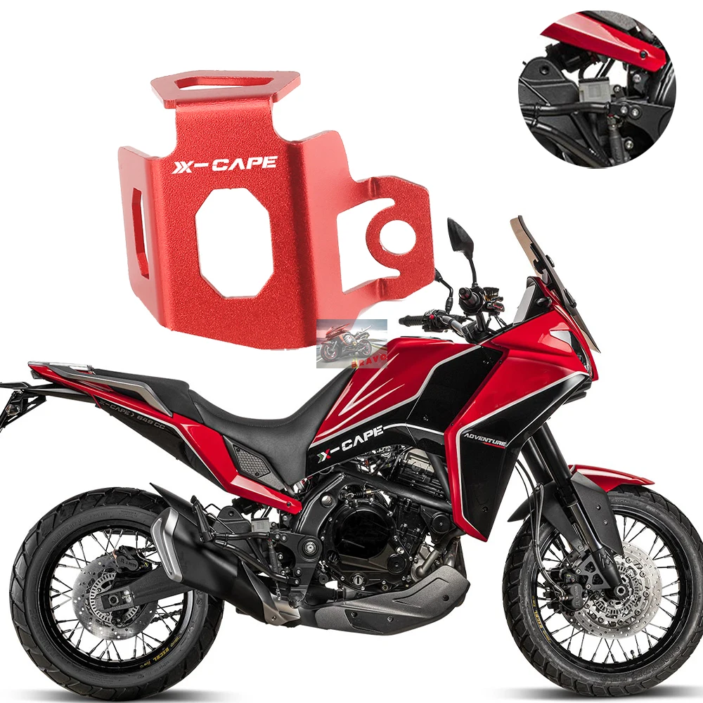 

Logo For Moto Morini X-Cape 650 650X X Cape Accessories CNC Rear Brake Fluid Reservoir Cover Guard Oil Cup Cover Protection
