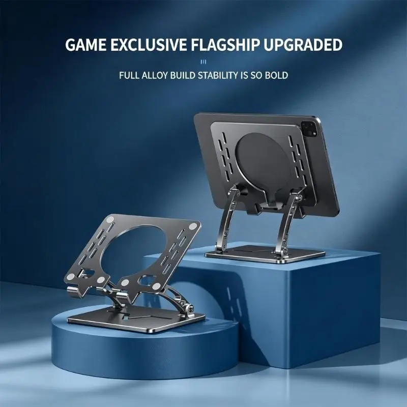 Heavy Duty Aluminum Computer Stand For Stable Gaming And Drawing Experience 