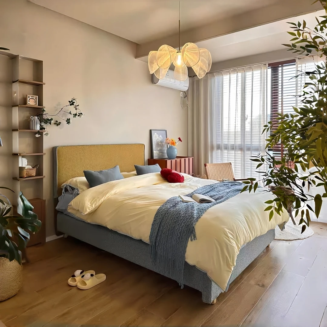 Wabi Sabi Nordic Flower Petal Pendant Light for Living Room Bedroom Dining Room Kitchen Island Cafe Restaurant Home Decor E27