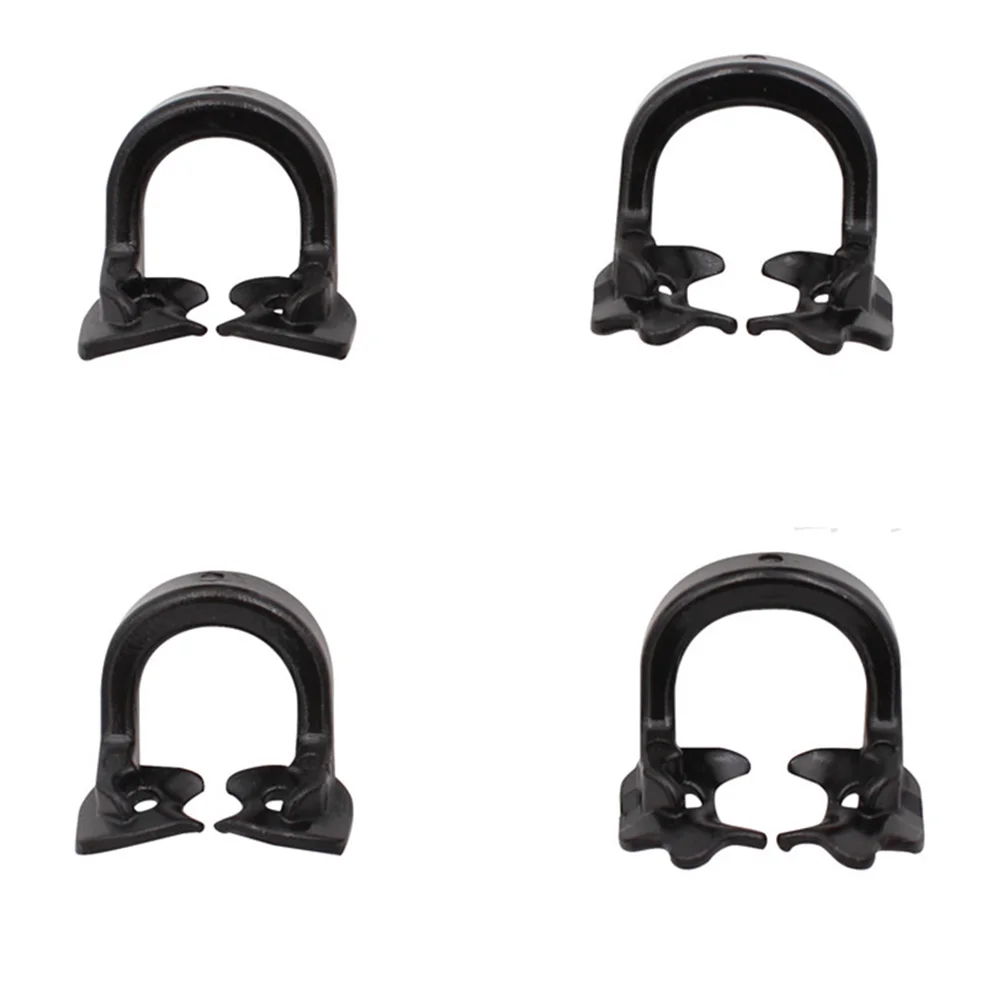 4pcs/box New Black Molar/Premolar Dental Rubber Dam Clamps Dam Rubber Barrier Clip Resin Materials Tool for Dentist Tools