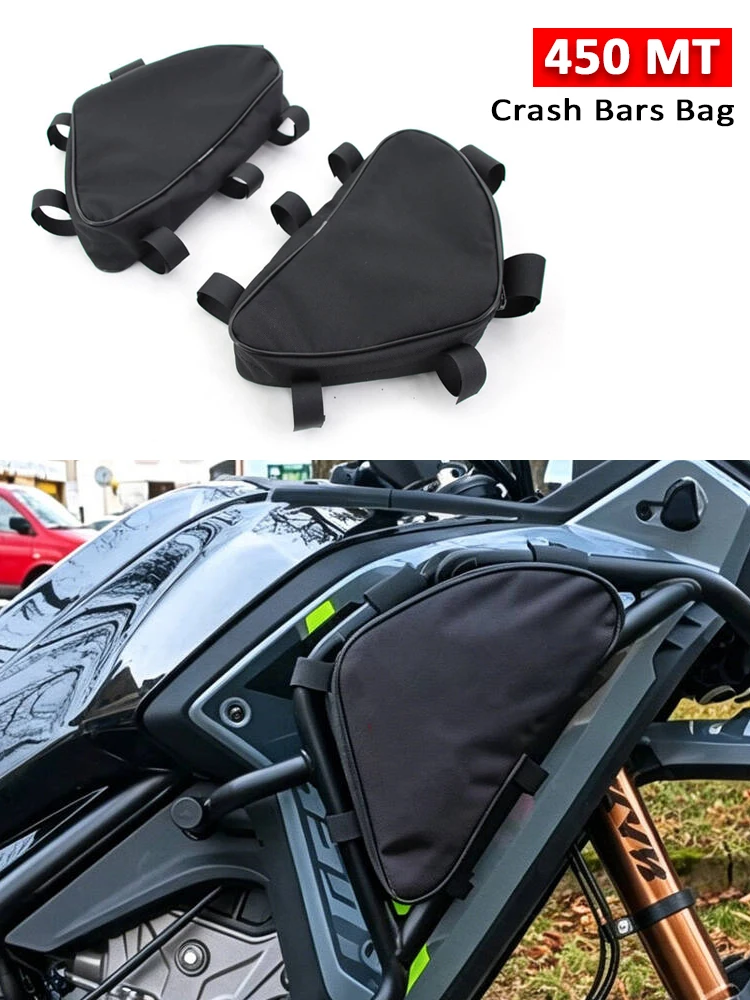 Für CFMOTO 450MT 450 MT 450mt Original Stoßstangen-Reparaturwerkzeug-Tasche Motorrad Wasserdichte Tasche Rahmen-Sturzbügel Zubehör