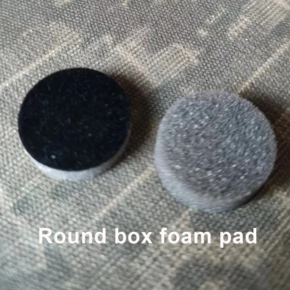 

Square White Diamond Jewelry Box Inside Sponge 100Pcs Velvet Gems Holder Pad Sponge For Jewellery Packaging Box 3x3cm 3(D)cm