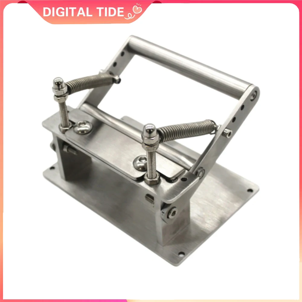 Stainless Steel  DIY Manual Leather Craft Tool Leather Skiving Machine
