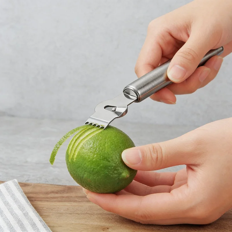 Stainless Steel Manual Lemon Peeler Household Fruit Potato Radish Grating Tool1-3Essential for a personal kitchen