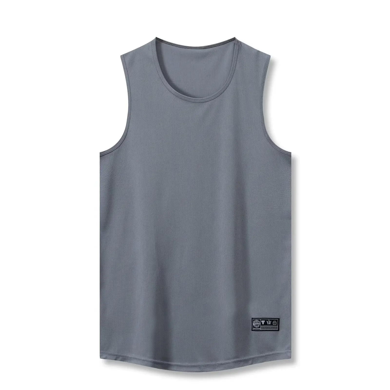 Solid Color Quick Dry Men\'s Basketball Jersey Shirt Crossfit Male Sports Marathon Running Tank Top Jogging Gym Fitness Vest