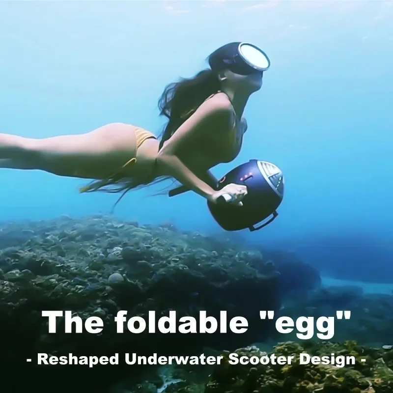 New ROBOSEA Robosea WARP10 Smart Remote Control Mini Sub Underwater Scooter Booster for Diving Snorkeling with 30m Depth