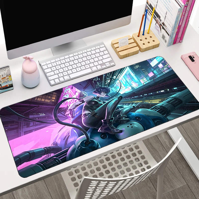 Large Mouse Pad HD Print Game Notebook Desk Mat G-Ghost in the Shell Colorful Keyboard Pad Designed specifically Gaming Mousepad
