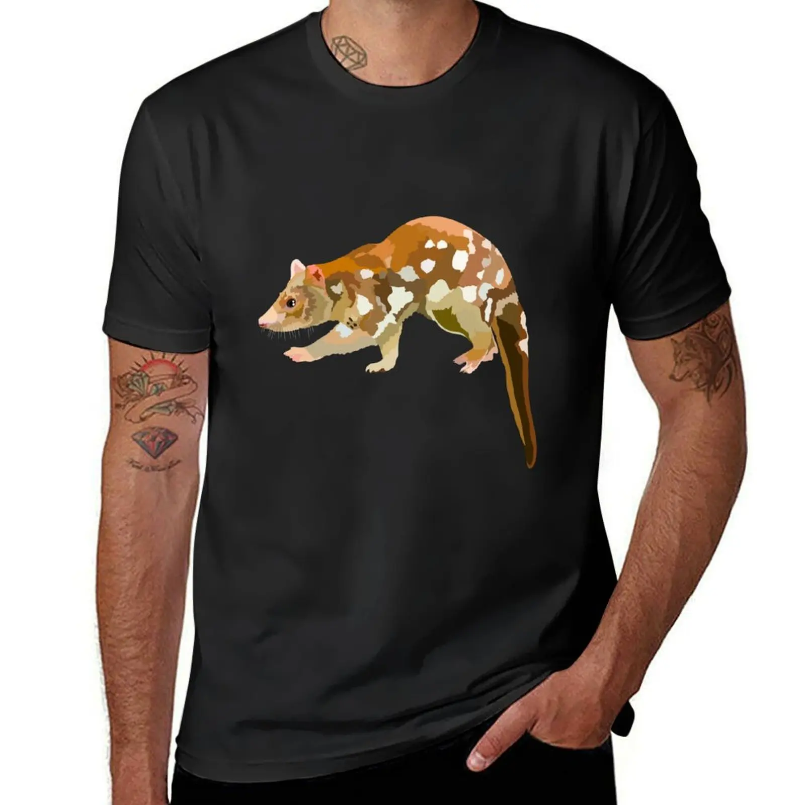 T is for Tiger Quoll T-Shirt customs sports fans graphics customs design your own mens big and tall t shirts