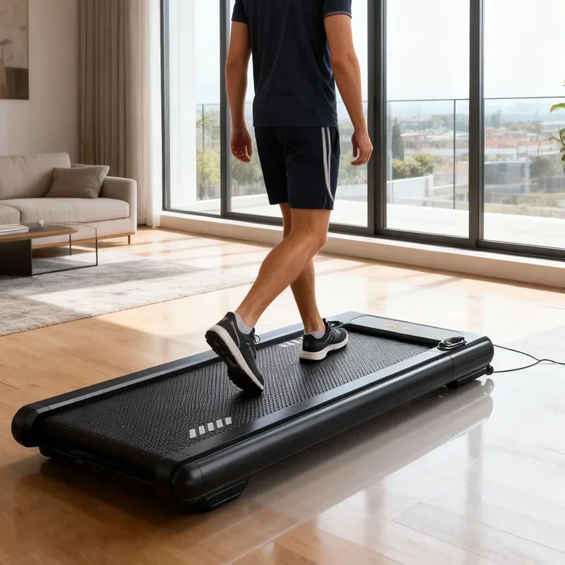 

Indoor Electric Running Machine Portable Walking Pad Stable Structure For Home Daily Fitness And Exercise Easy Installation