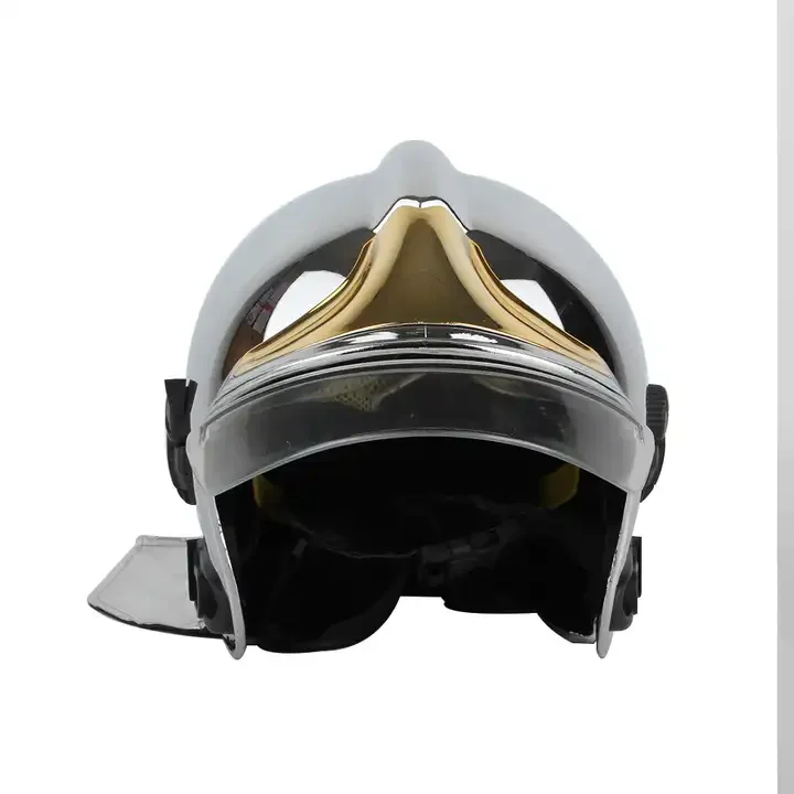 

Hot Sale Protective Fireproof Firefighter Safety Helmet Anti-corrosion Radiation Heat Resisting Polycarbonate