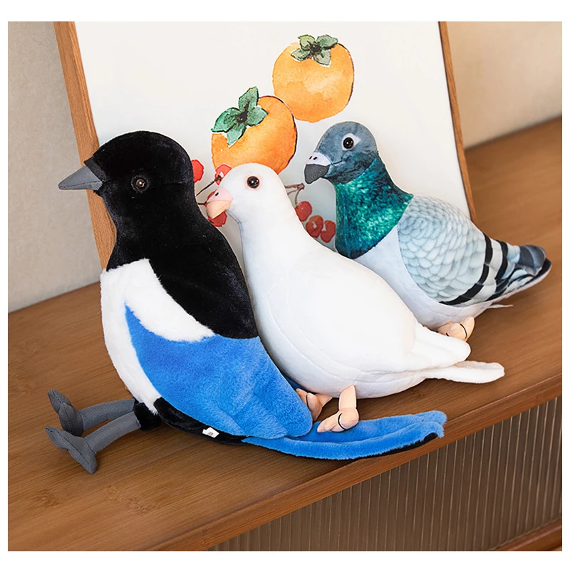 20cm Simulation Foam Pigeon Model Fake Artificial Imitation Bird Animal Home Garden Ornament Miniature  Photo Props Decor