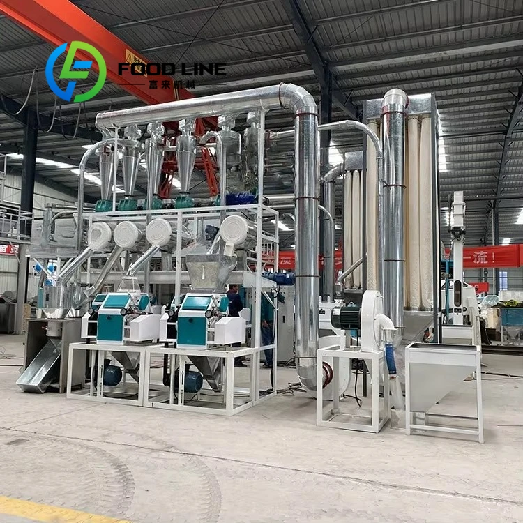 

Sealed Wheat Flour Production Line Fully Enclosed Structure Prevent Powder Flying Maintain Clean Environment In Processing