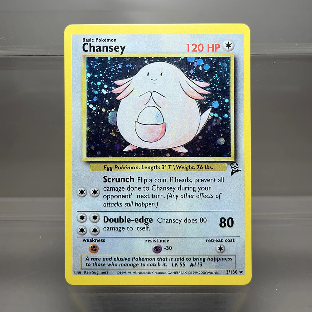 مجموعة قاعدة PKM/بطاقات أبطال الصالة الرياضية بطاقات PROXY Gengar Raichu Nidoking Chansey Moltres PTCG لعبة جمع أوراق اللعب