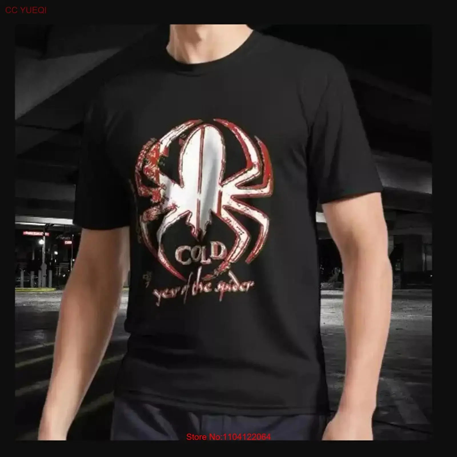 

COLD BAND YEAR OF THE SPIDER RACING LOGO T shirt size S 5XL vintage Washed Comfortable Breathable Casual Stylish Soft Stretched