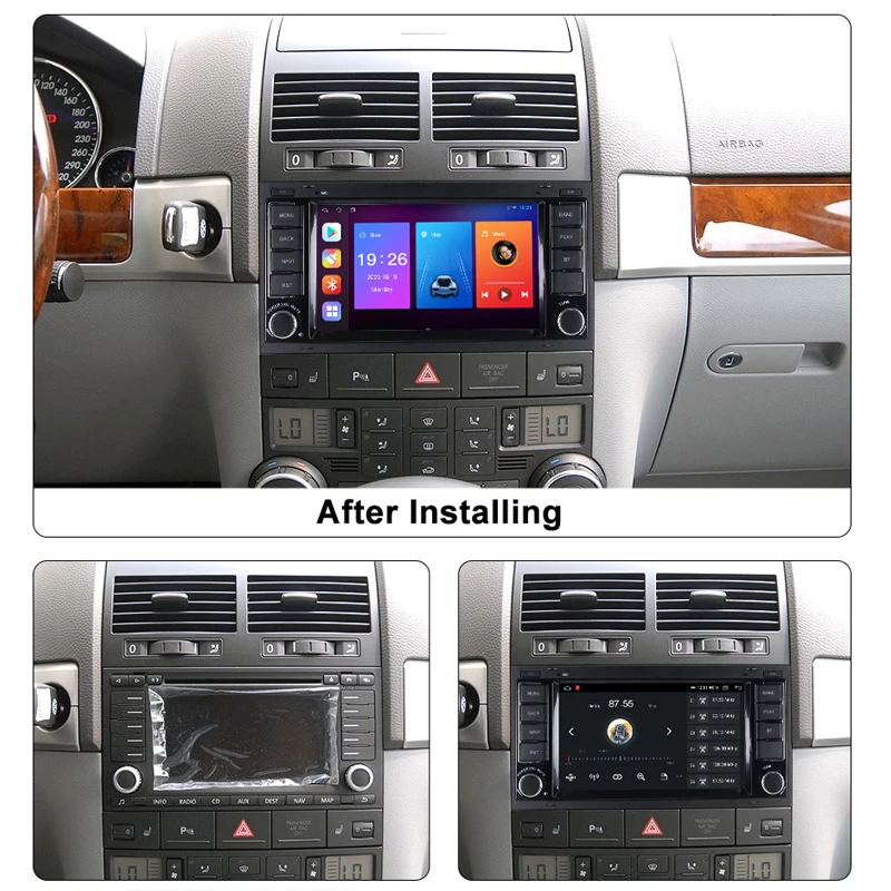 7'' Android Car Radio Multimedia Player For VW Volkswagen Touareg Transporter Multivan Naviagtion GPS Carplay Auto Audio BT