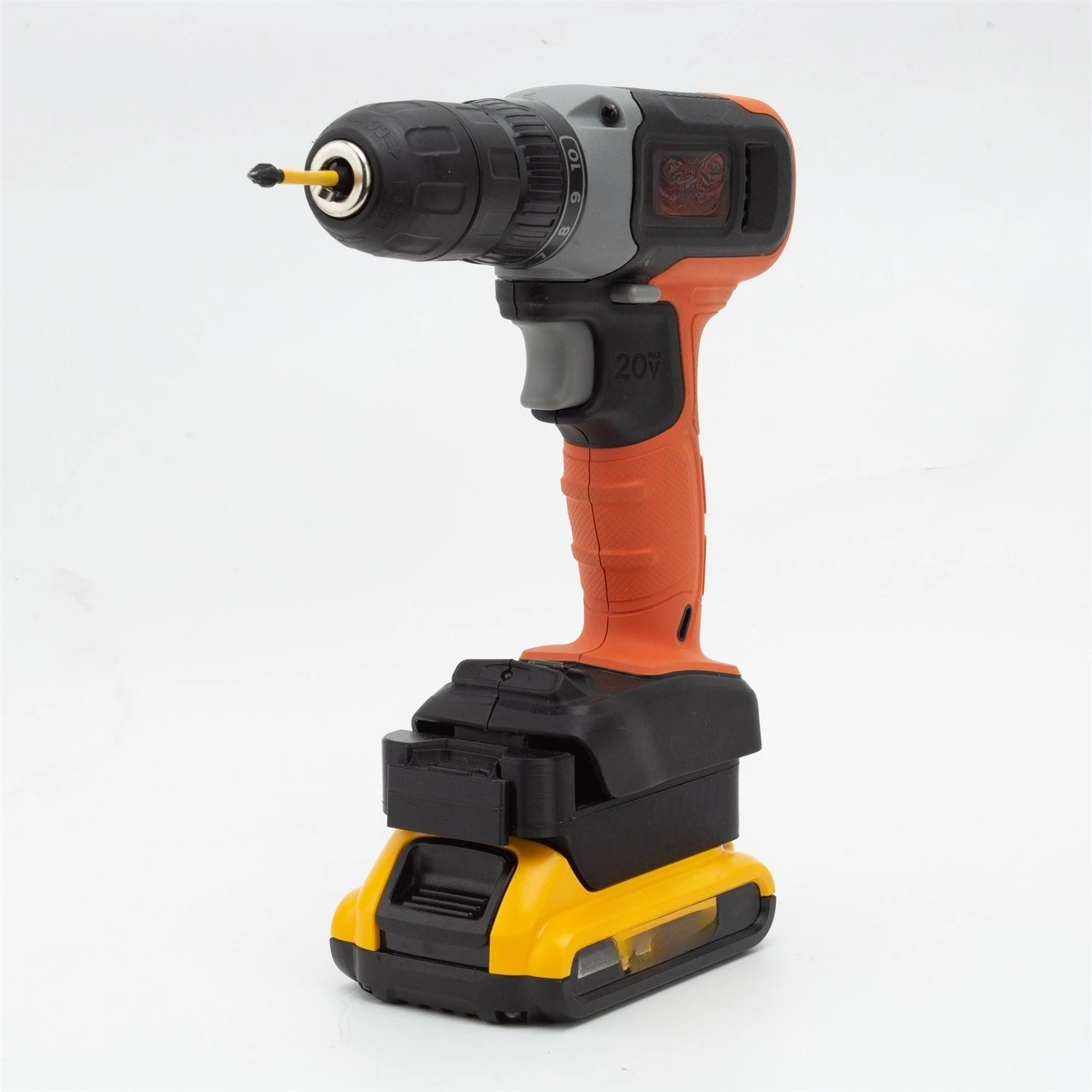 

Адаптер-переходник для литий-ионных аккумуляторов Dewalt 18v для инструментов Porter Cable/Black And Decker/Stanley ﻿ Только адаптер)