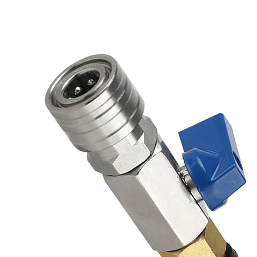 Adaptador de Válvula Esférica Específico para Karcher K-Series M22 14mm Conexão Rápida Controle de Fluxo Construção Metálica 4500 PSI