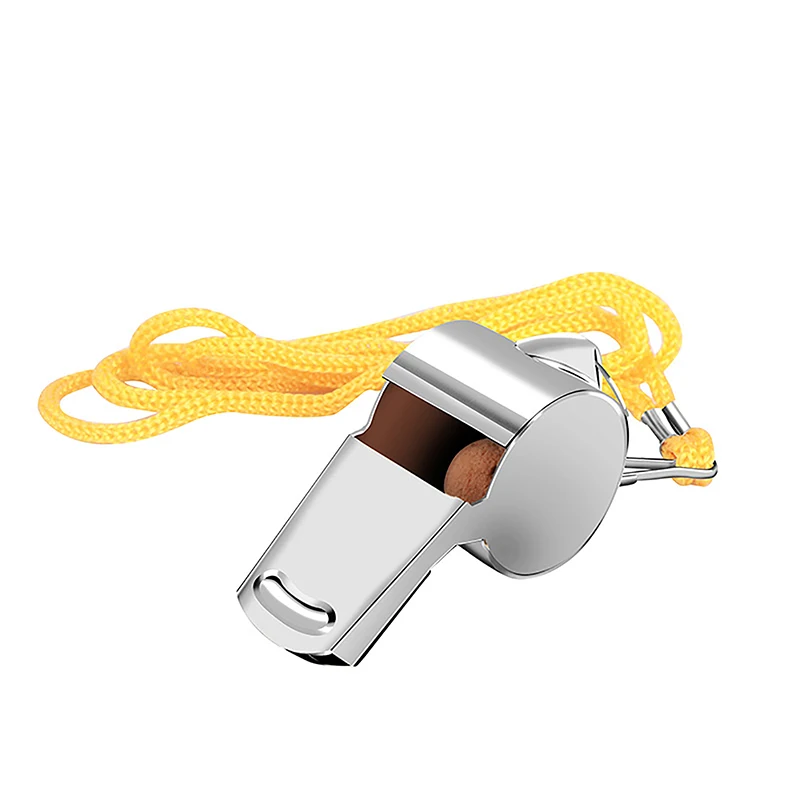 

Referee whistling metal stainless steel whistling sports whistling sports Sports equipment rope