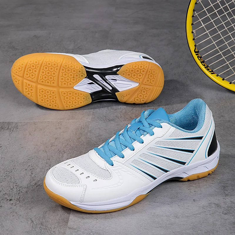 

New Badminton Shoes Men's and Women's Fitness Badminton Shoes Unisex Tennis Shoes Boys' Anti Slip Sports Shoes