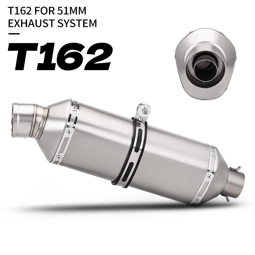 51mm Motorcycle Exhaust Muffler Pipe Escape Moto With DB Killer for Z1000 Z900 CBR650 FZ6N R1 R6 R3