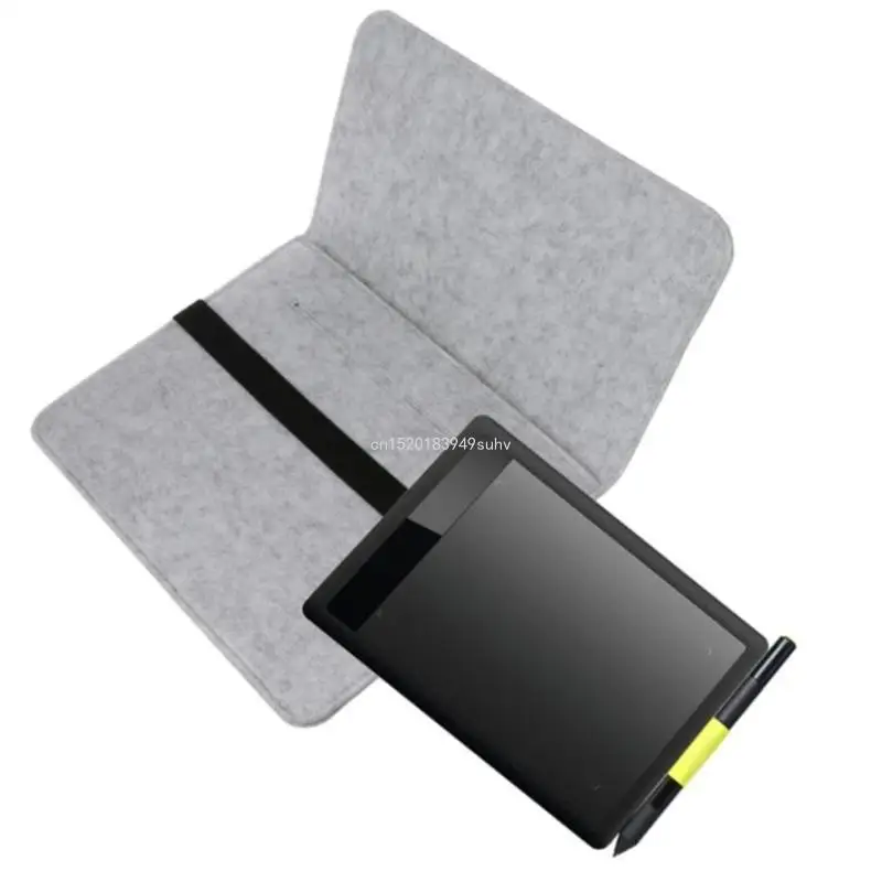 Drawing Tablet Felt Storage Sleeve Bag Carrying Case For Wacom dtc133 dth134 Tablets Protector Lightweighted