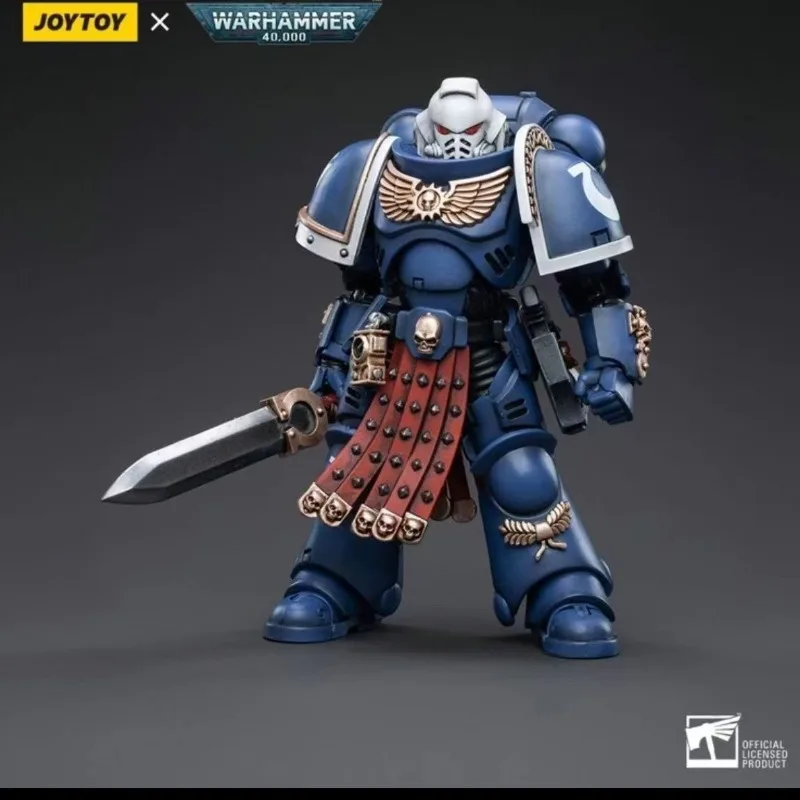 

In Stock JOYTOY 1/18 Action Figure Primaris Assault Veteran Intercessor Anime Action Figure Model Toys Collection Ornaments Gift