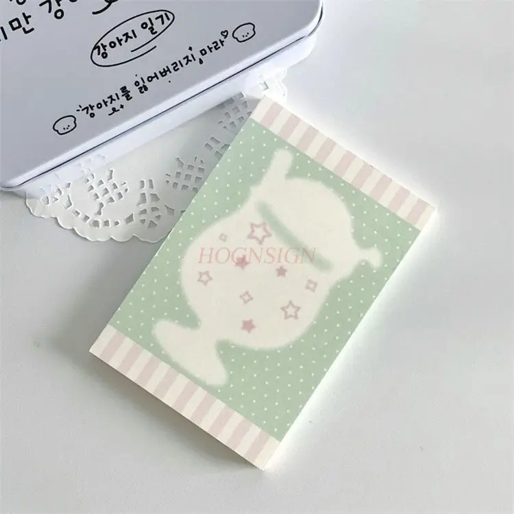 1 libro Lindo cuaderno pegajoso y rasgable, libro de material de cuaderno de alto valor para estudiantes