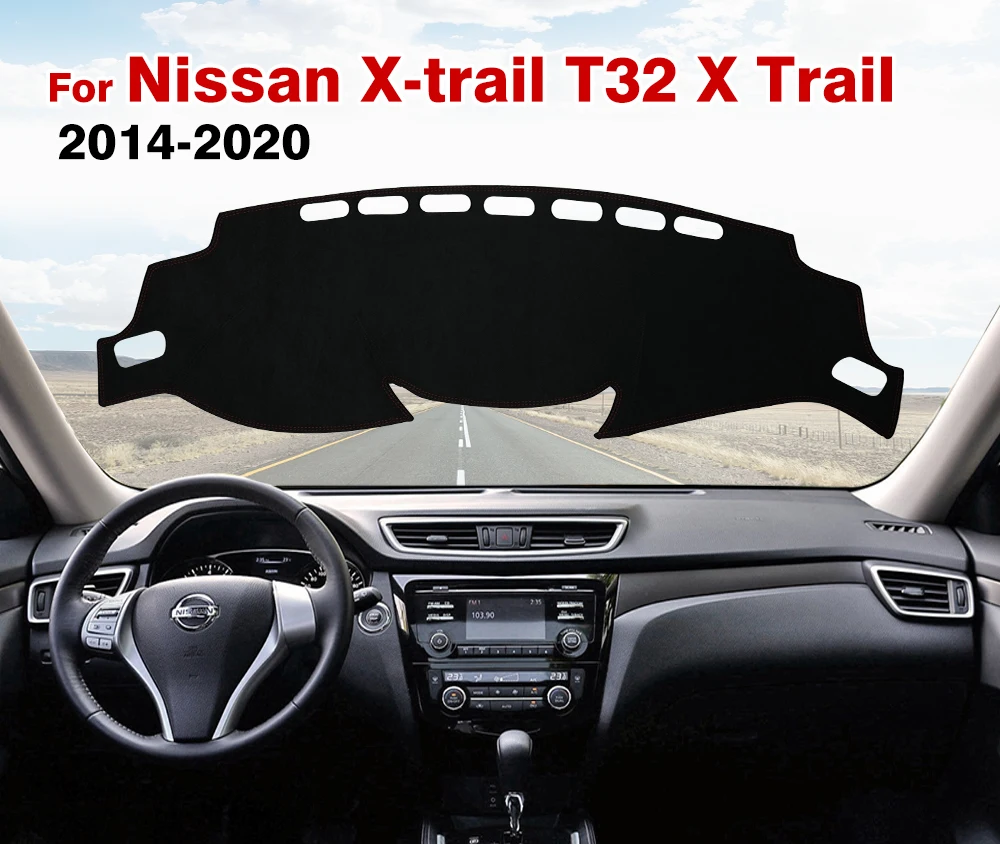 Für Nissan X-Trail T32 X Trail 2014 2015 2016 2017 2018 2019 2020 Dash Mat Anti-UV-Teppiche Autozubehör Auto Armaturen brett Abdeckung