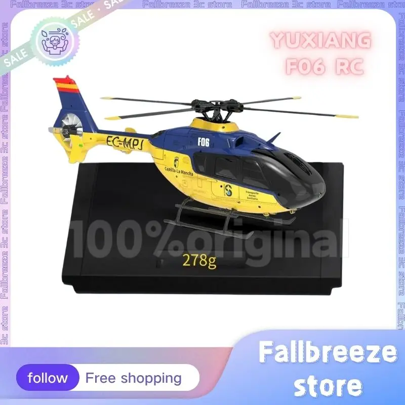 

YUXIANG F06 EC135 RC Helicopter 6Inch Wireless 2.4G Control 6 Axis Model 1:36 Remote Control Aircraft Model Outdoor Airplane Toy