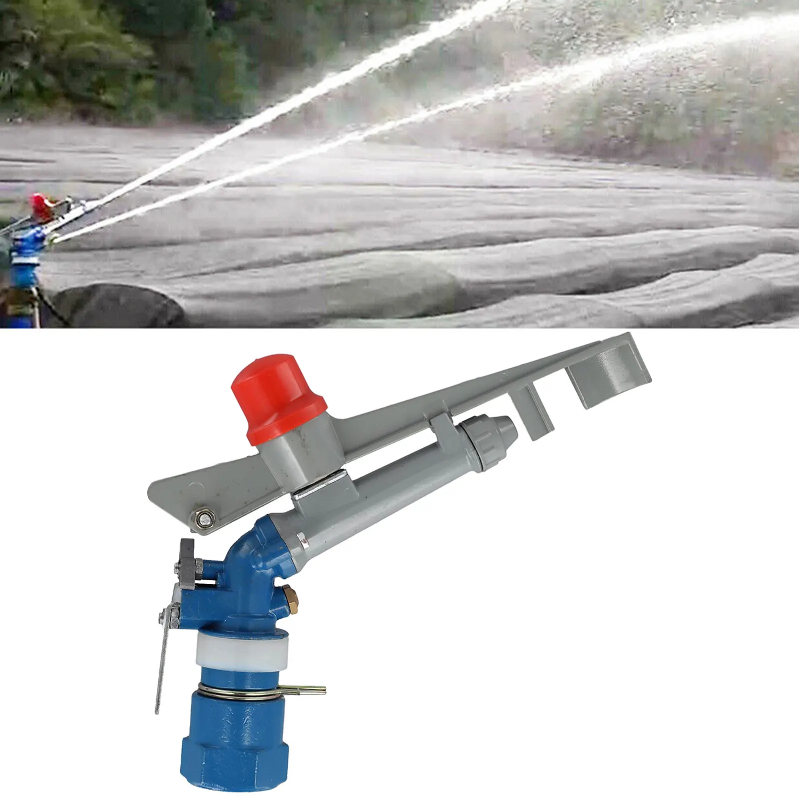 

1inch 360Adjustable Irrigation Spray Device Sprinkler Large Area Watering Tool Zinc Alloy Sprinkler Garden Supplies