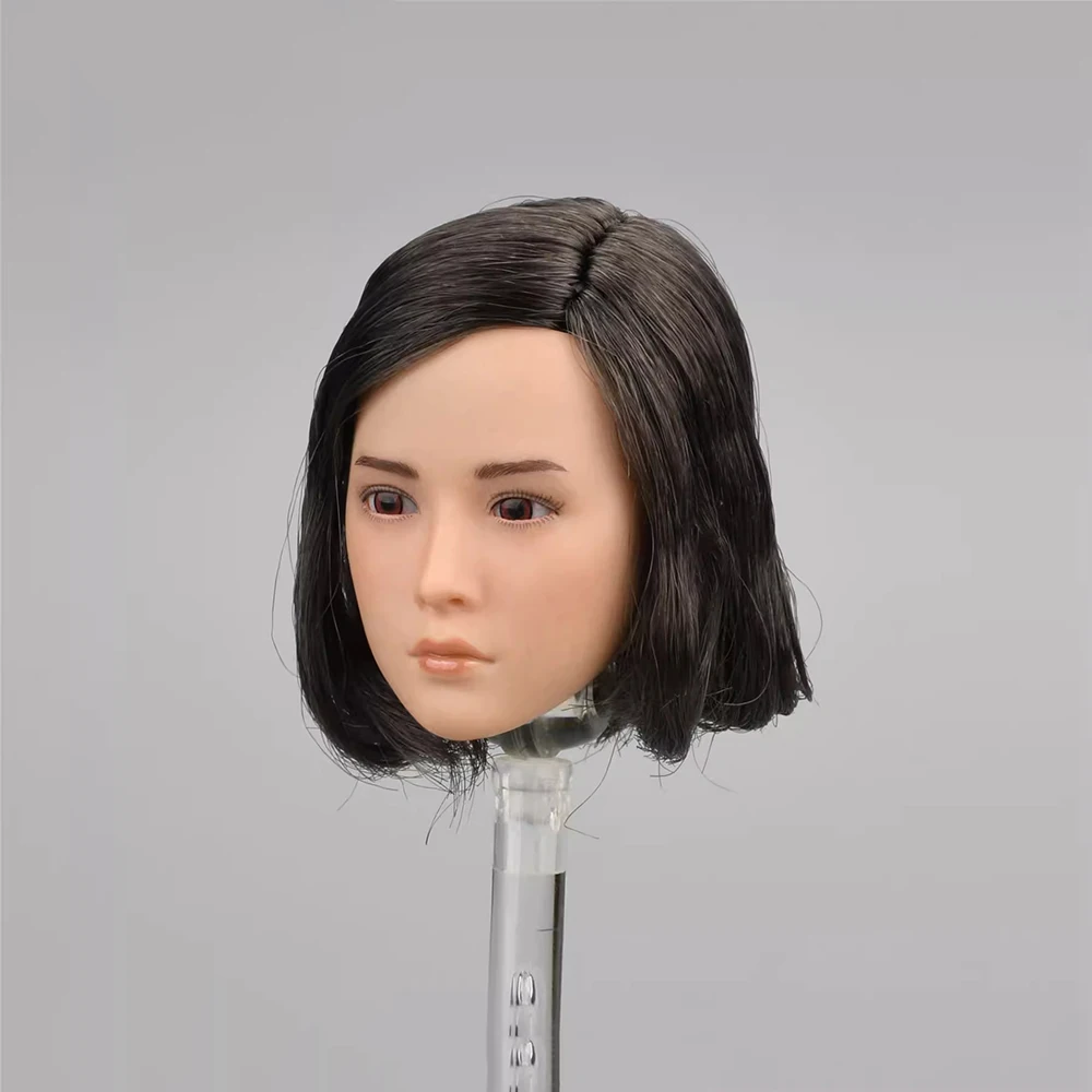 

Flagset FS-73051 Asia Girl Soldier Warrior Vivid Head Sculpt Carving with Hair Transplant Cap Accessories For 12" Action DIY 1/6