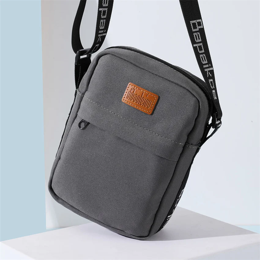 NEW Oxford Shoulder Bags Men Solid Color Crossbody Bag Casual Fashionable European And American Retro Bag Slingbag Outer Pocket