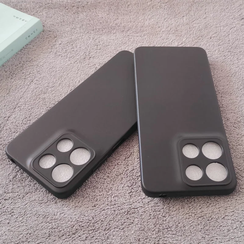 Moto G15電話ケース用、つや消し、ブラック、ソフトラバー、Motorola Moto G15 Power G 15 MotoG15 TPU保護カバー用耐衝撃ケース