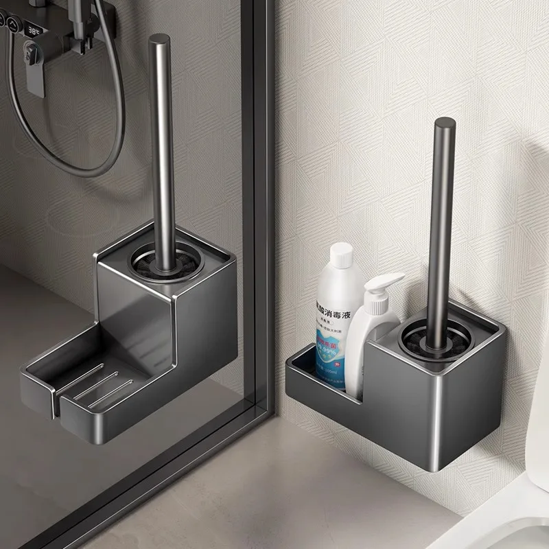 

Toilet Brush, Shelf, No Punching, Household No Dead Ends, Toilet Brush, Toilet, Bathroom Toilet, Cleaning Artifact