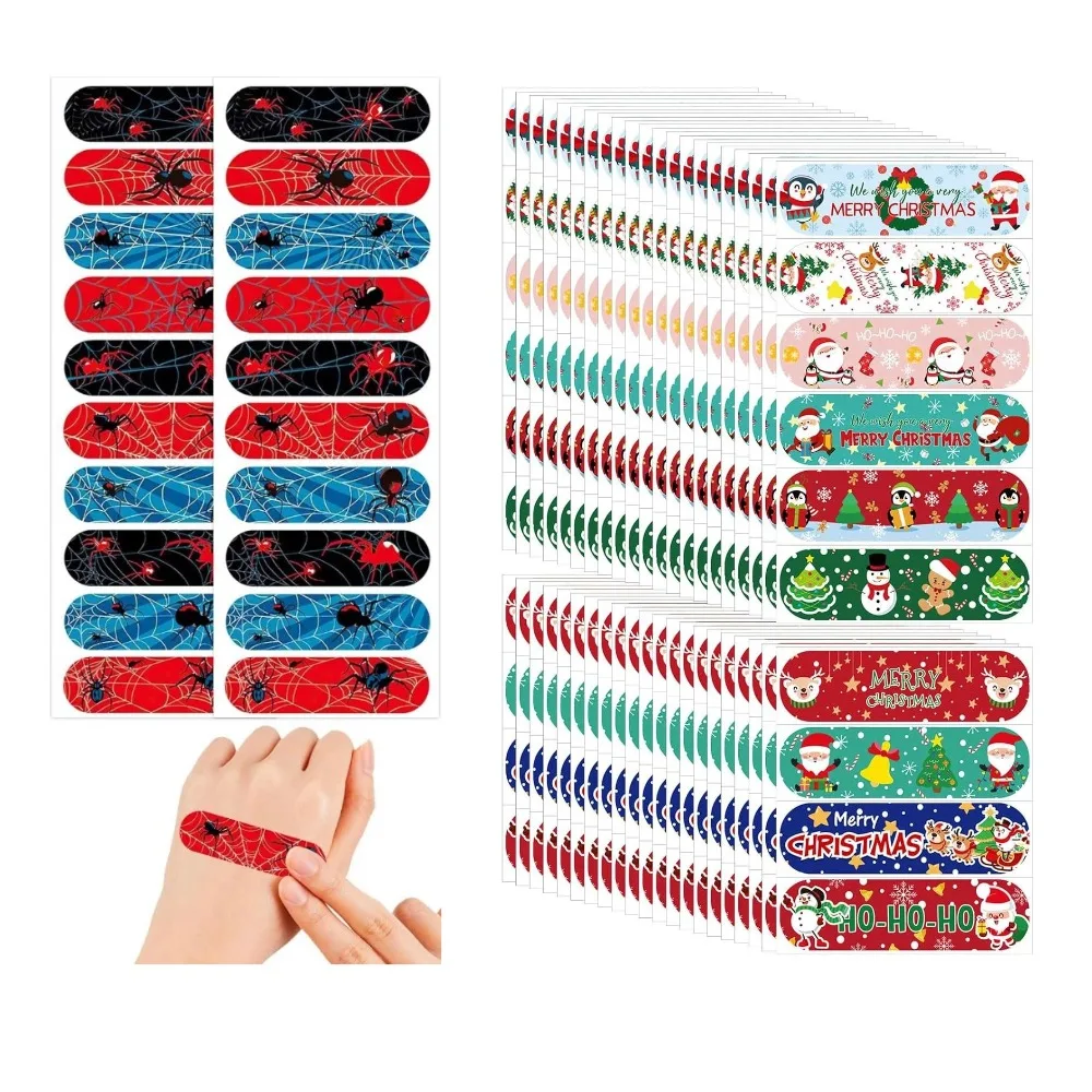 

New 30/50/100 Pcs Waterproof Breathable Adhesive Kawaii Band Aid Stickers with Cute Cartoon for Kids Girls Boys Protection