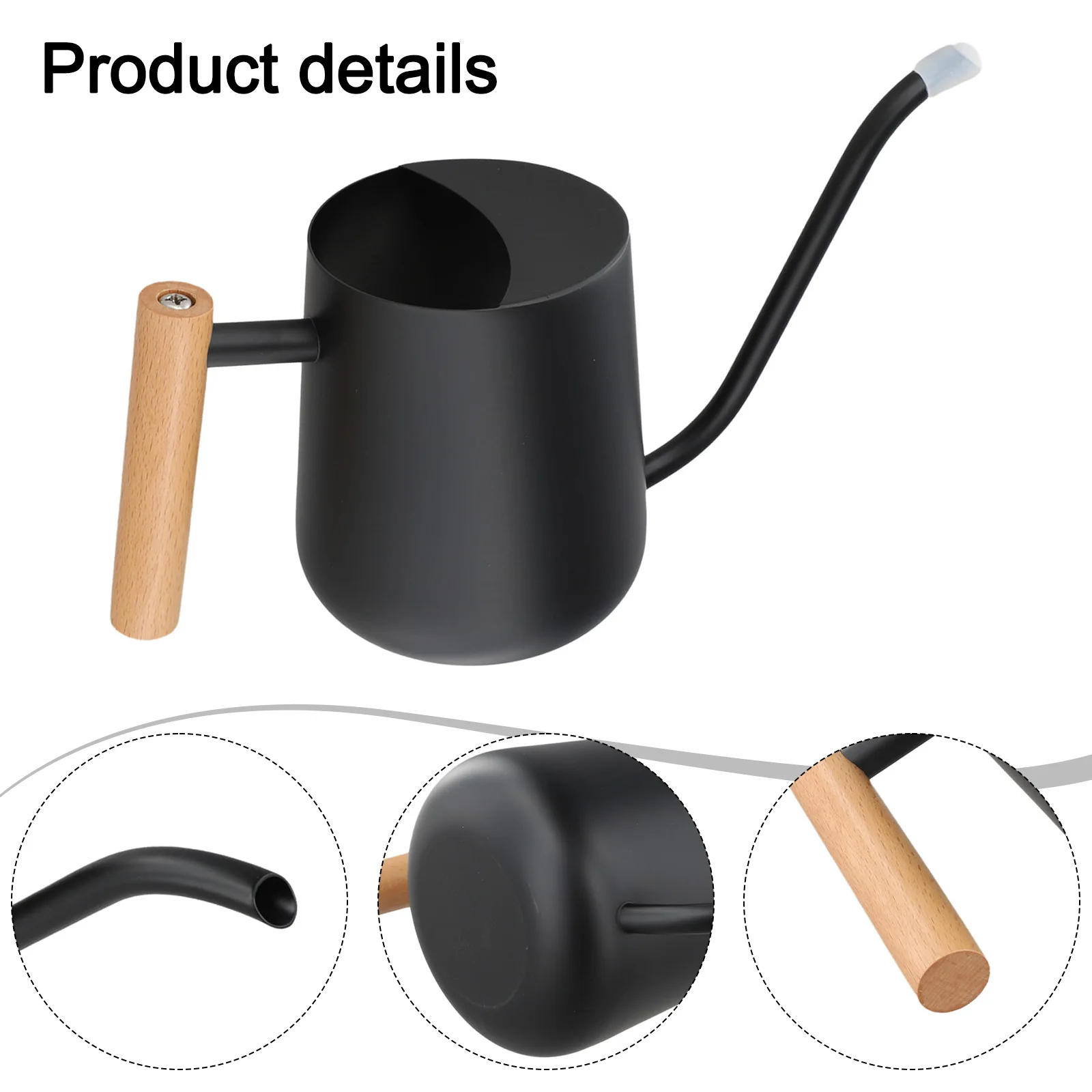 

Reliable Stainless Steel Watering Kettle 1000ml Capacity with Long Spout and Ergonomic Handle for Efficient Watering