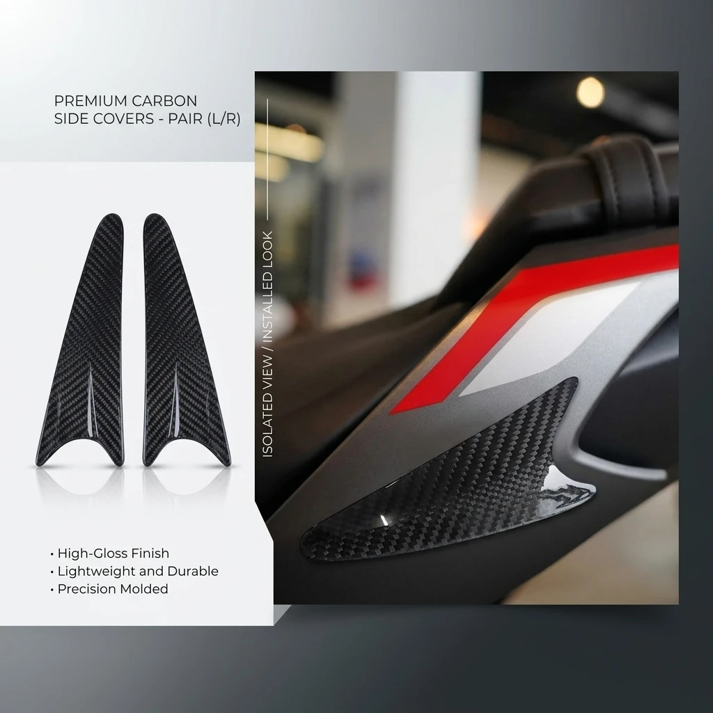 

Motorcycle Really Carbon Fiber Tail Protection Trim for Triumph Daytona 675R 2013-2016 Street Triple 765 2017-2022