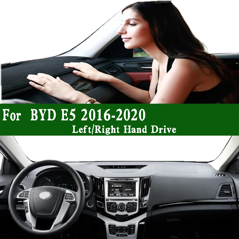 

For BYD E5 EV 300 450 2016-2020 Dashmat Dashboard Cover Instrument Panel Sunscreen Protective Pad Dash Mat Anti-Dirt Ornaments