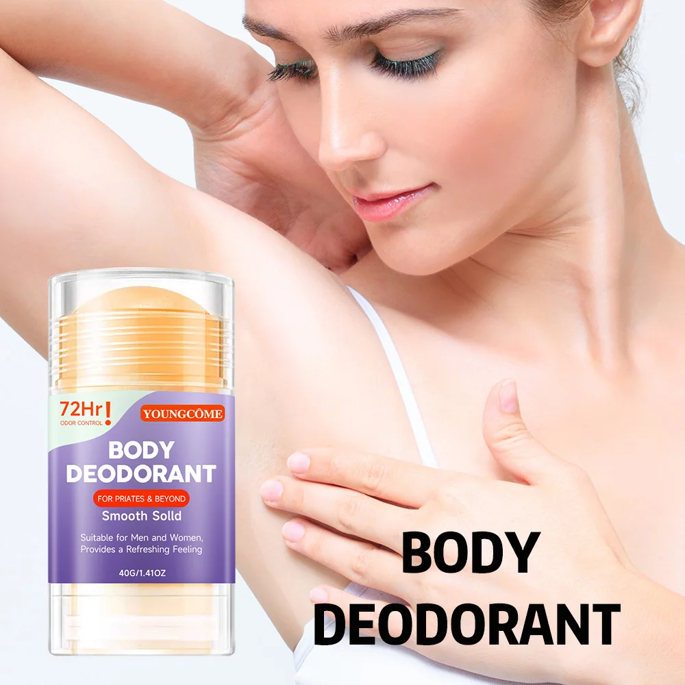 Desodorante Corporal Sólido Suave para Zonas Íntimas y Más Allá, Proporciona una Sensación Refrescante, Mantiene la Frescura y Elimina el Olor Corporal