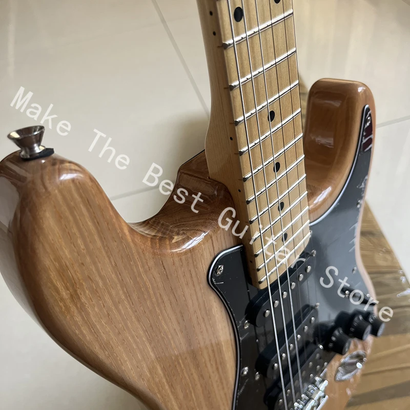 22 tone finger electric guitar, high-quality natural wood color, professional level, fast delivery.