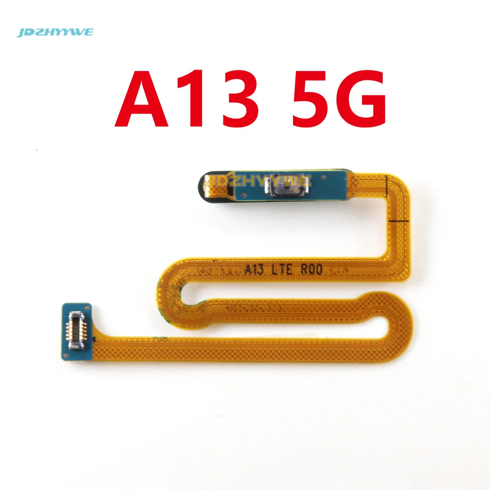 Botón de inicio para Samsung Galaxy A13, Sensor de huellas dactilares, Cable flexible de alimentación de retorno, 4G, 5G, A135F, A136B, 1 unidad