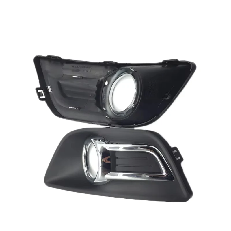 742249 742250 741679   Para Citroen C4 c-quatre 2008-2011 marco de luz antiniebla del parachoques delantero, cubierta de luz antiniebla delantera, kit de soporte de parachoques