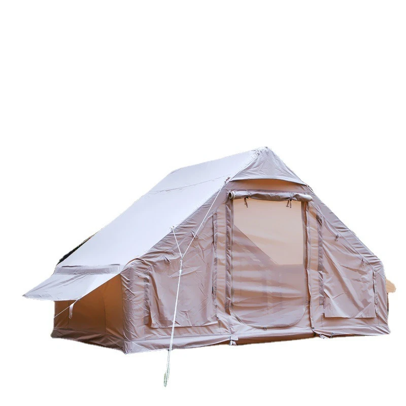 

Inflatable tent, fully automatic outdoor portable cotton cloth rainproof thickened camp inflatable tent