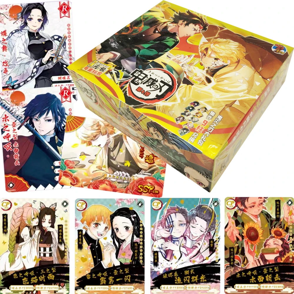 

Коллекционные карты японского аниме «Убийца демонов», популярные персонажи, любимые фанатов SR UR SP, изысканные флэш-карты, игрушки, праздничные подарки