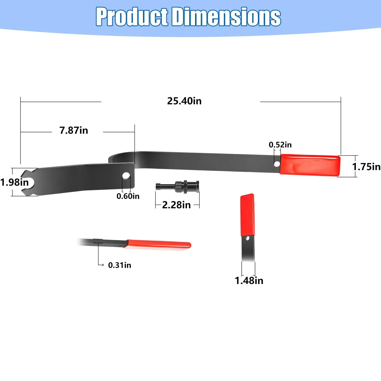 ANX 65800 Car Door Alignment Tool, Adjusts Door Hinges on Most Cars and Light Trucks for Both Bolted and Welded Hinges Removal