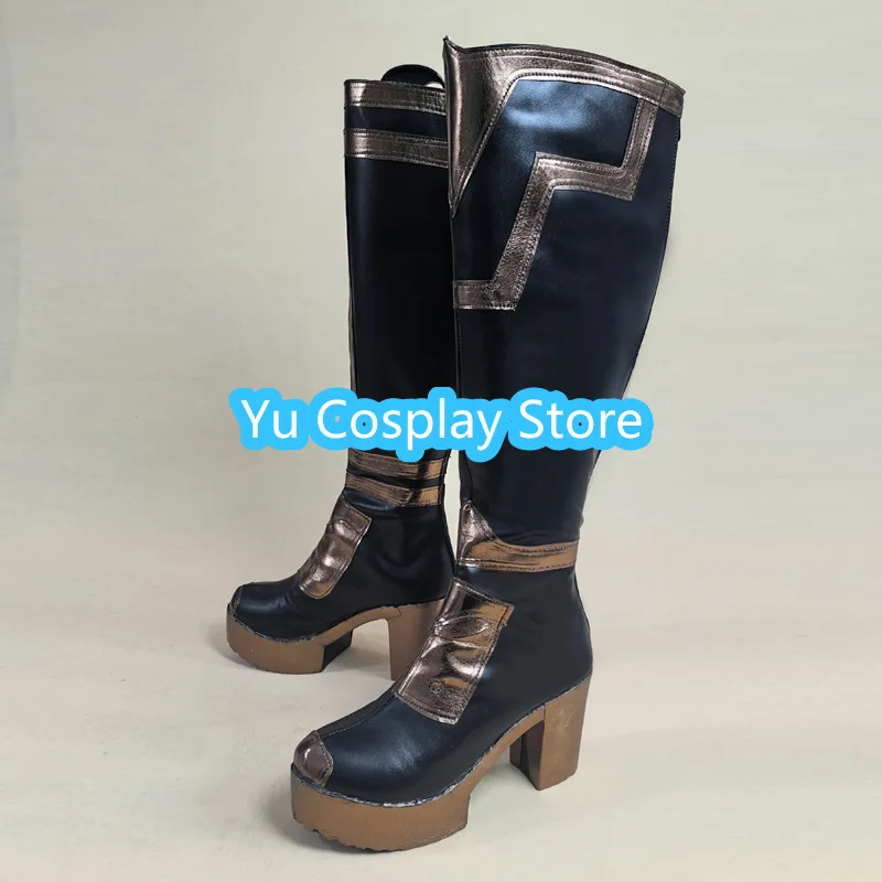 

Yu Cosplay Store Arcane Season 2 Survivor Jayce Cosplay Shoes Anime Cosplay Shoes Boots Halloween Costumes Props